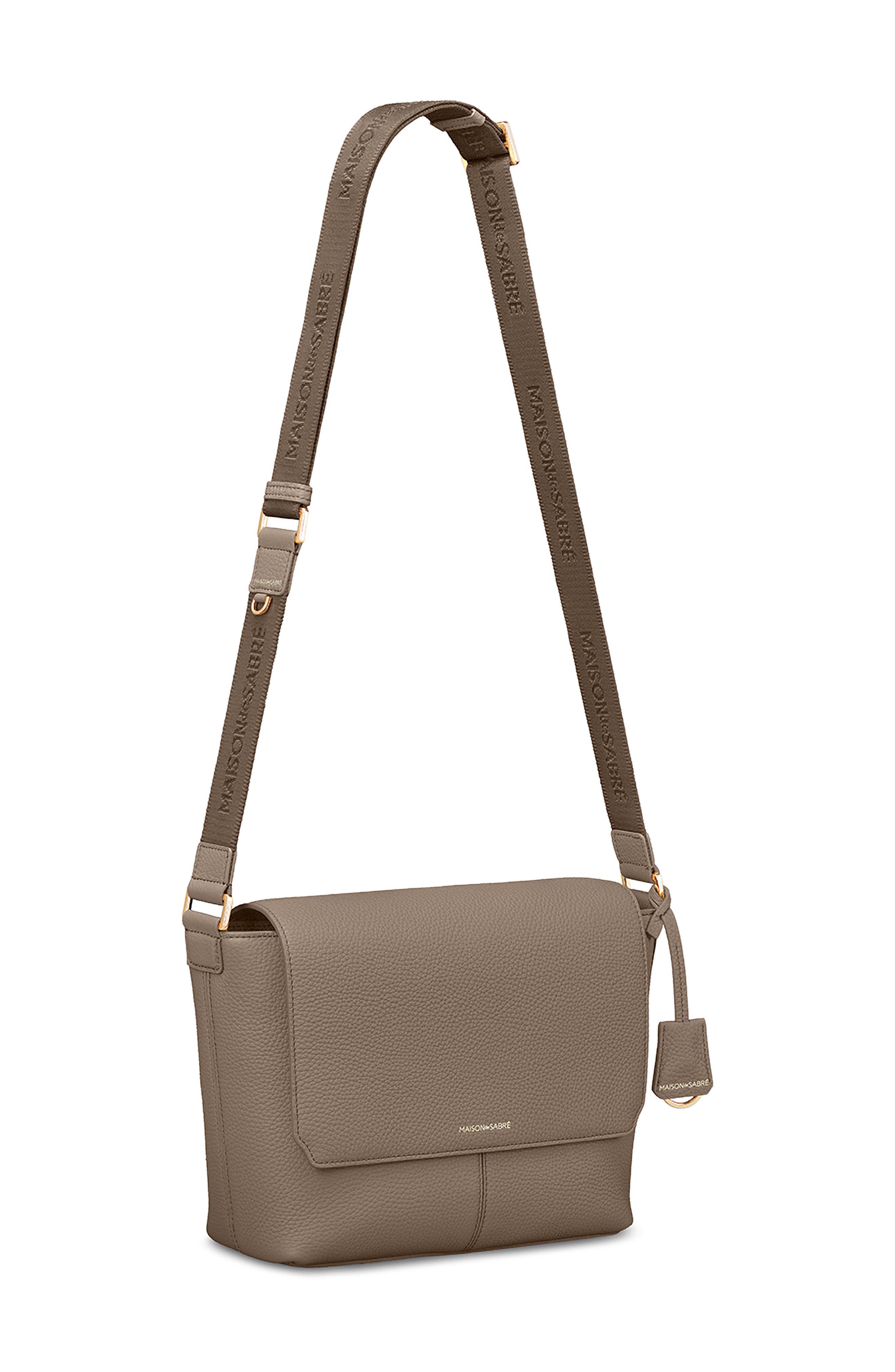 The Medium Flaire Messenger Bag, Alternate, color, Cashmere Clay