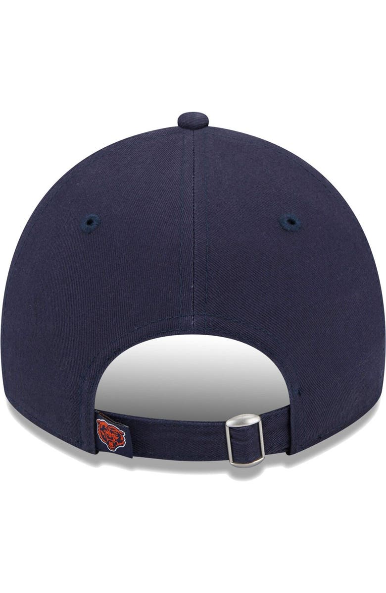 New Era Women's New Era Navy Chicago Bears Leaves 9TWENTY Adjustable Hat, Alternate, color, Navy