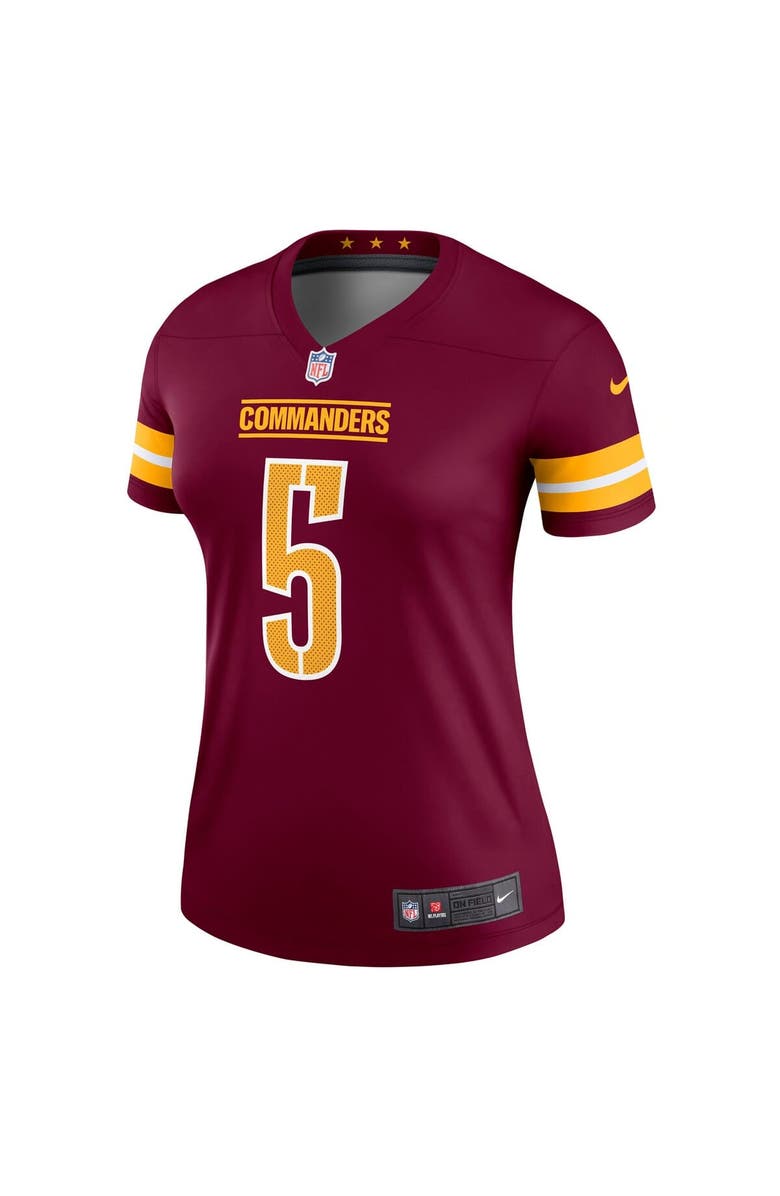 Nike Women's Nike Jayden Daniels Burgundy Washington Commanders Legend Player Performance Top, Alternate, color, Burgundy