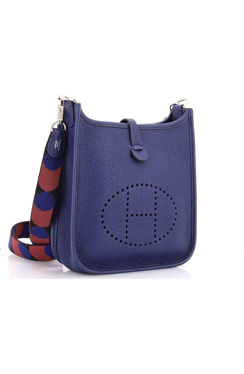 Pre-Owned Hermes Evelyne Bag Gen III Maurice TPM, Alternate, color, Bleu Saphir