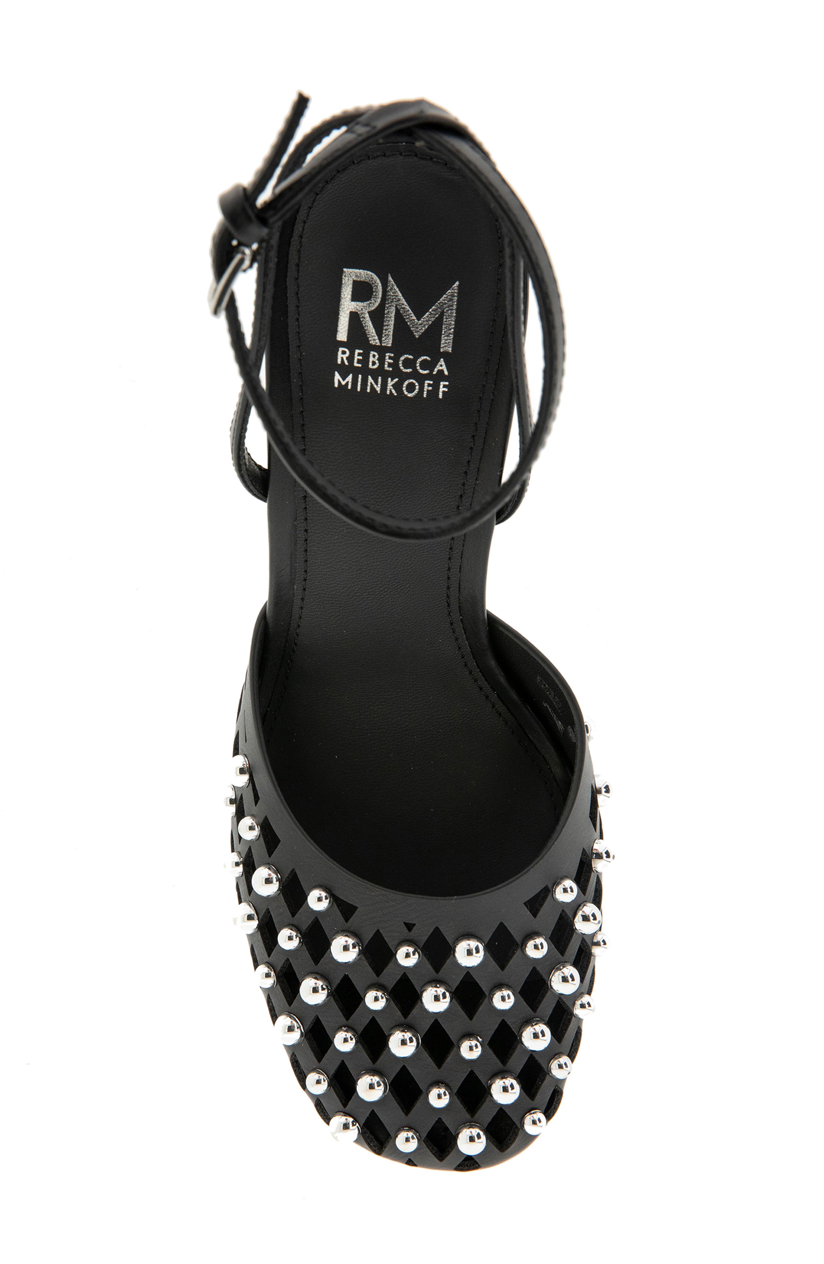 Rebecca Minkoff Fiona Ankle Strap Pump, Alternate, color, Black