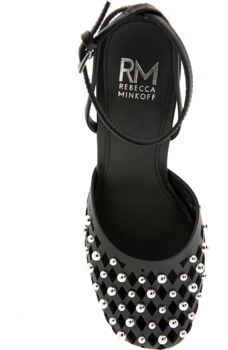 Rebecca Minkoff Fiona Ankle Strap Pump, Alternate, color, Black