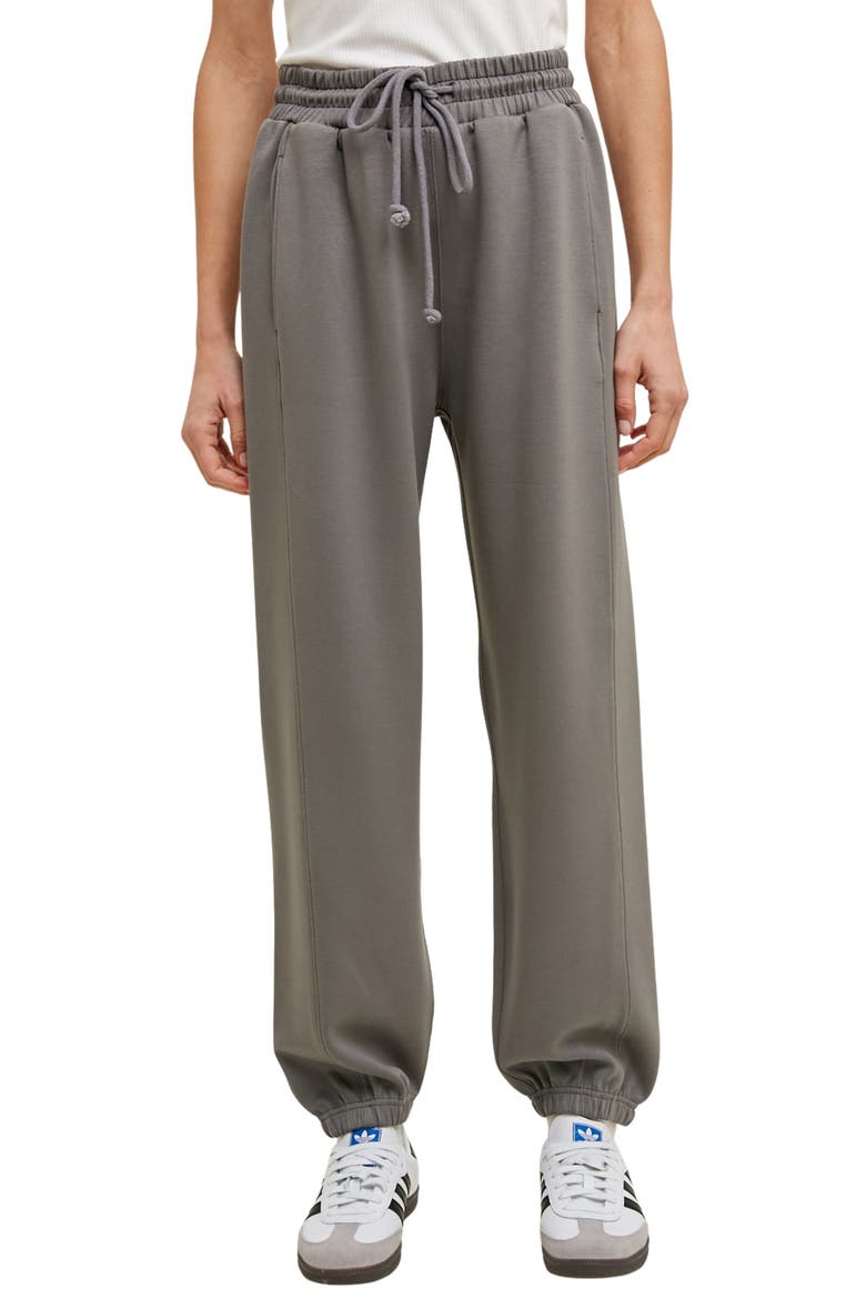 Scuba Knit Joggers, Main, color, CHARCOAL