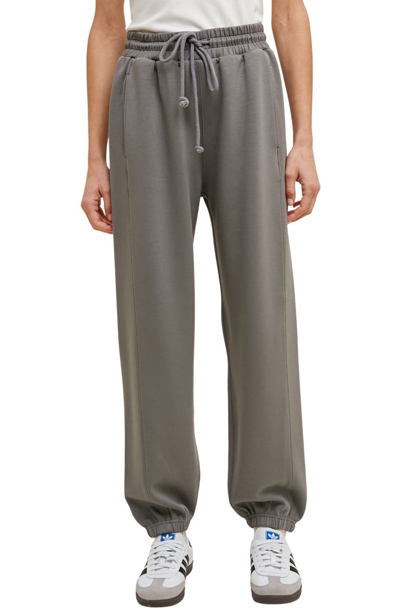 WISHLIST Scuba Knit Joggers, Main, color, Charcoal