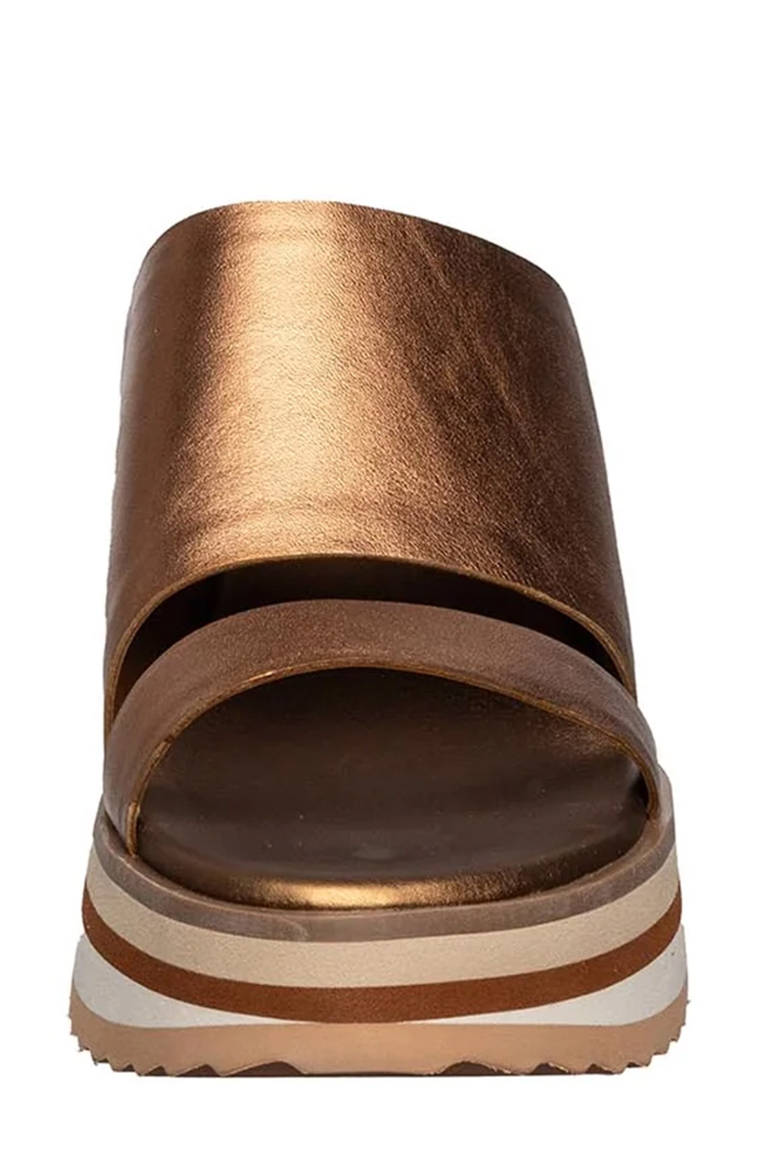 ANTELOPE Parisa Platform Wedge Sandal, Alternate, color, Bronze