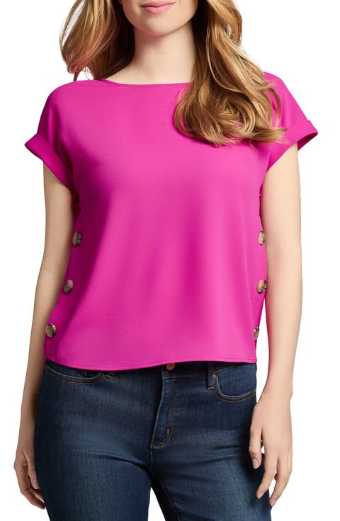 BYBLOS Purple Viscose Women Top