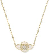 Kendra Scott Abbie Short Medallion Pendant Necklace