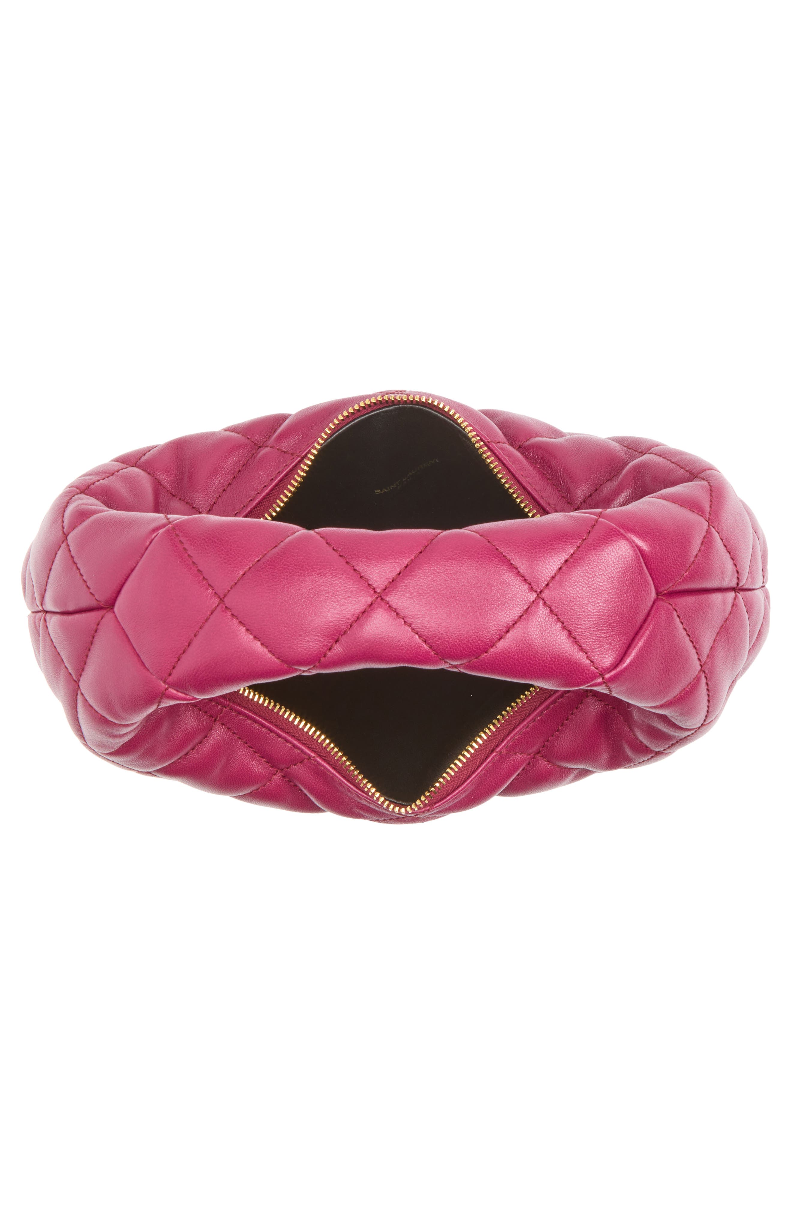 Baby Icare Quilted Leather Hobo Bag, Alternate, color, DEEP FUCHSIA