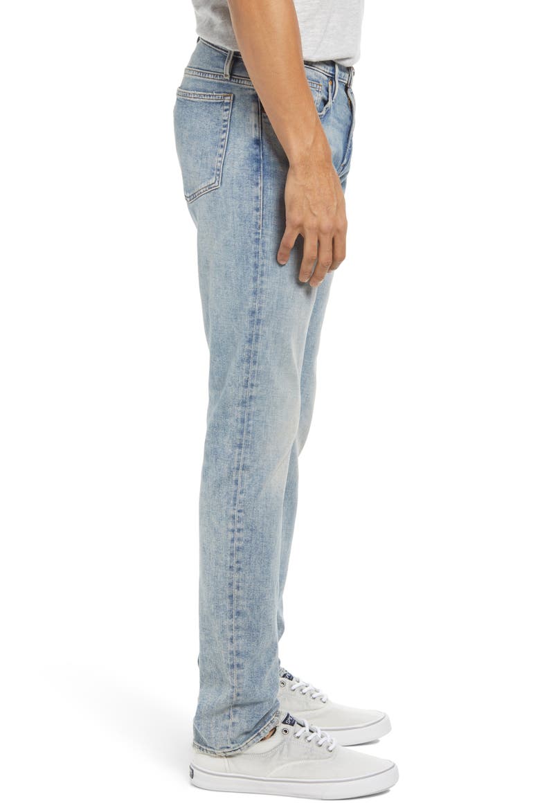 L'Homme Degradable Slim Fit Organic Cotton Jeans, Alternate, color, SEINE