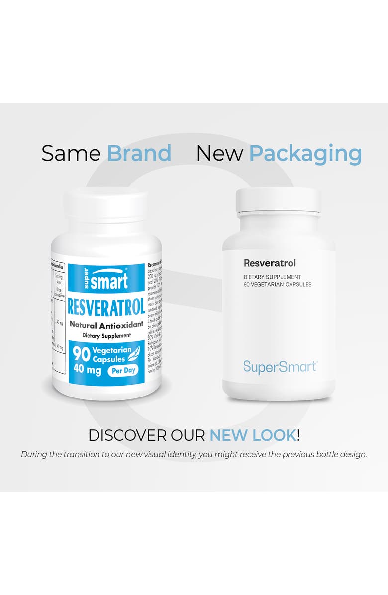 SuperSmart Resveratrol 40mg per Day, Alternate, color, 