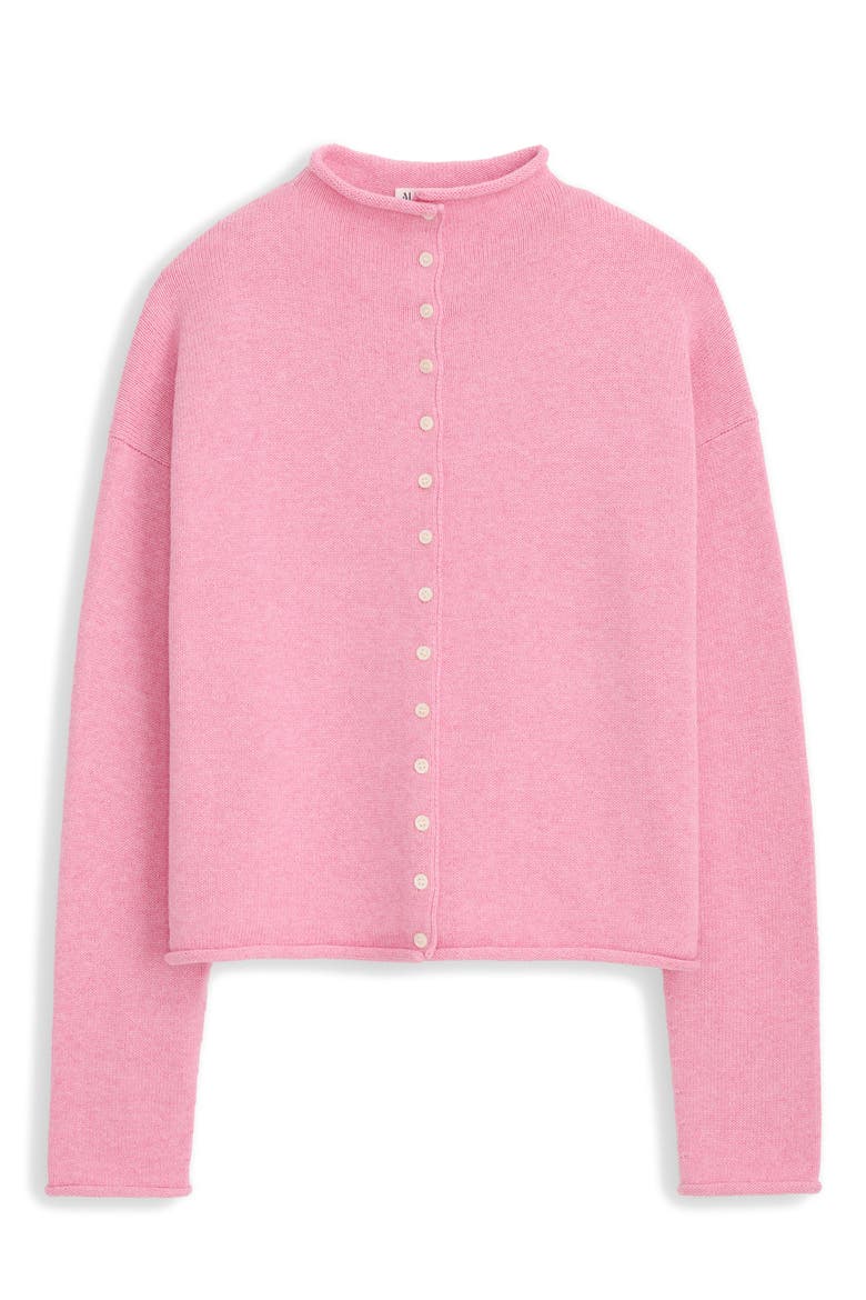 Taylor Cotton & Cashmere Cardigan, Alternate, color, BALLET PINK