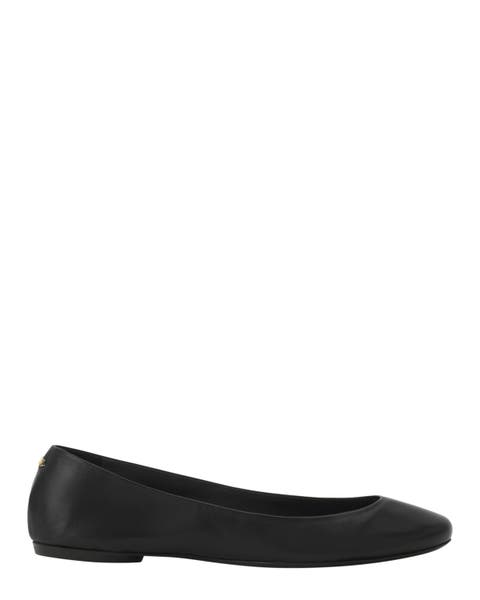 The Ballerina Flat In Leather