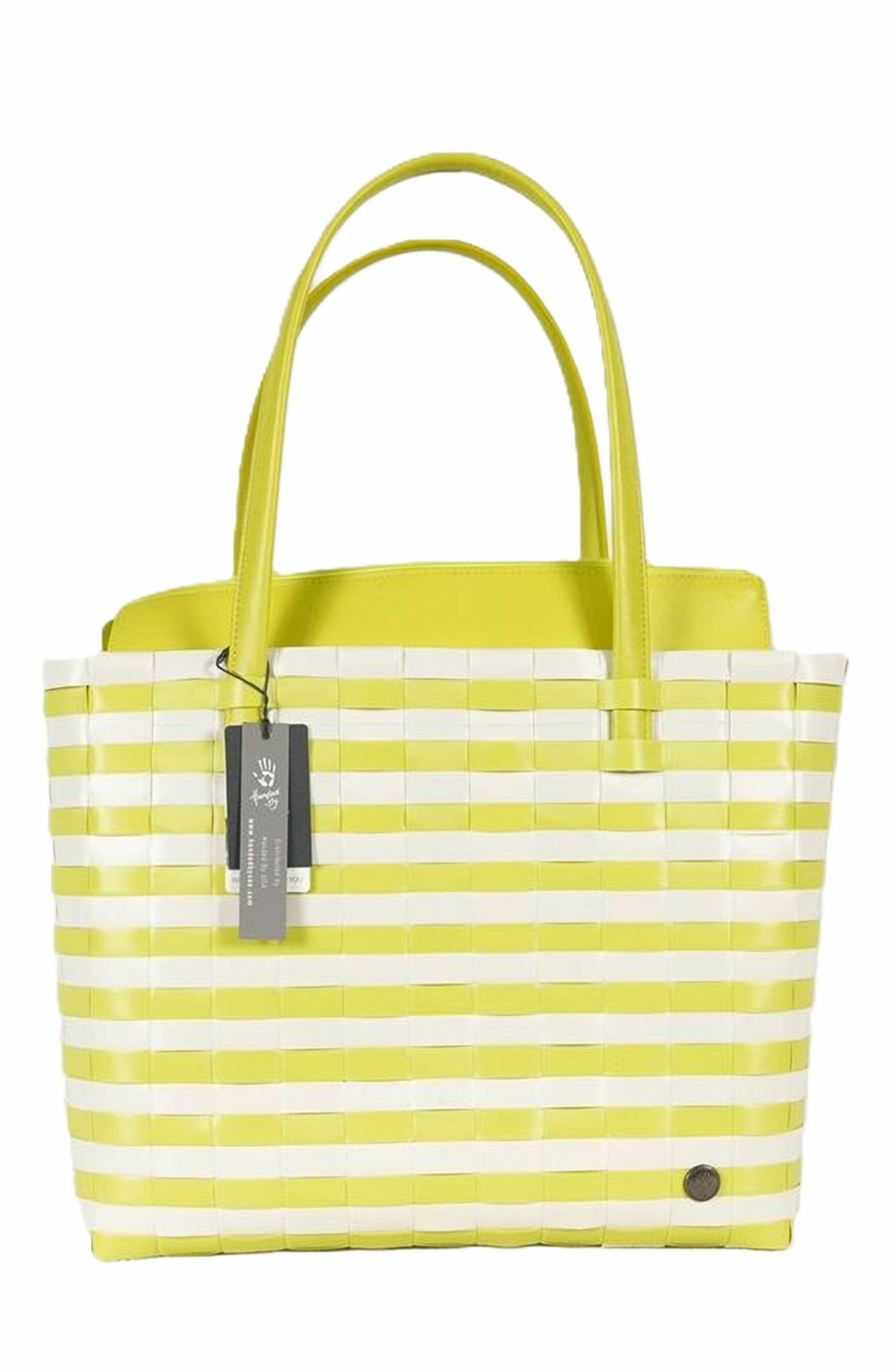 Sunny Bay Recycled Plastic Weekender Bag, Alternate, color, Bright Green/Pearl White