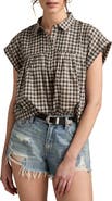 Lucky Brand Plaid Short Sleeve Shirt