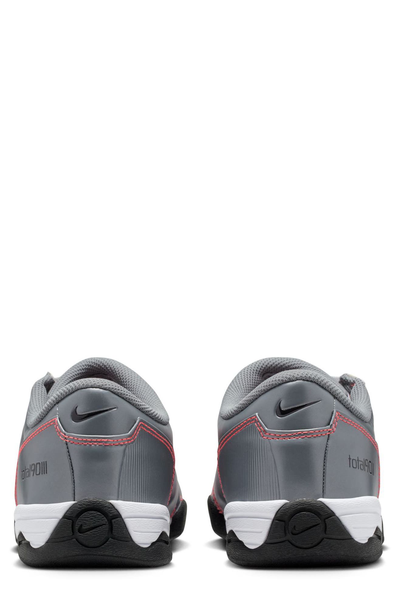 Nike Total 90 Soccer Sneaker, Alternate, color, Smoke Grey/ Black/ Crimson