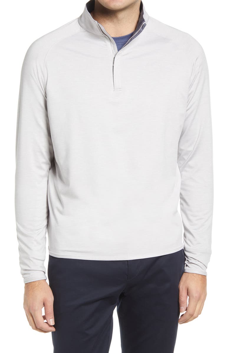 Peter Millar Stealth Performance Quarter-Zip Pullover, Main, color, 