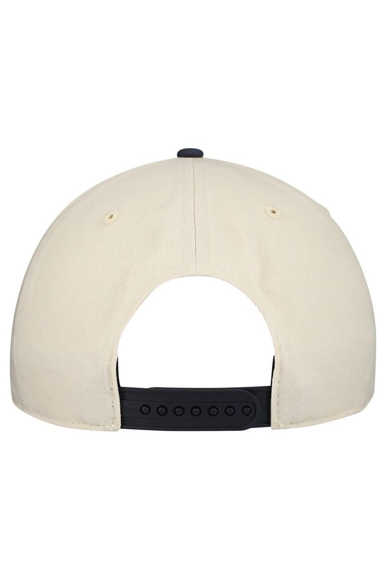 Men's '47  Natural Michigan Wolverines Unstructured Hitch Hat, Alternate, color, Natural