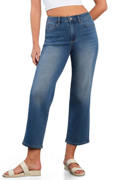 Ankle Straight Leg Jeans