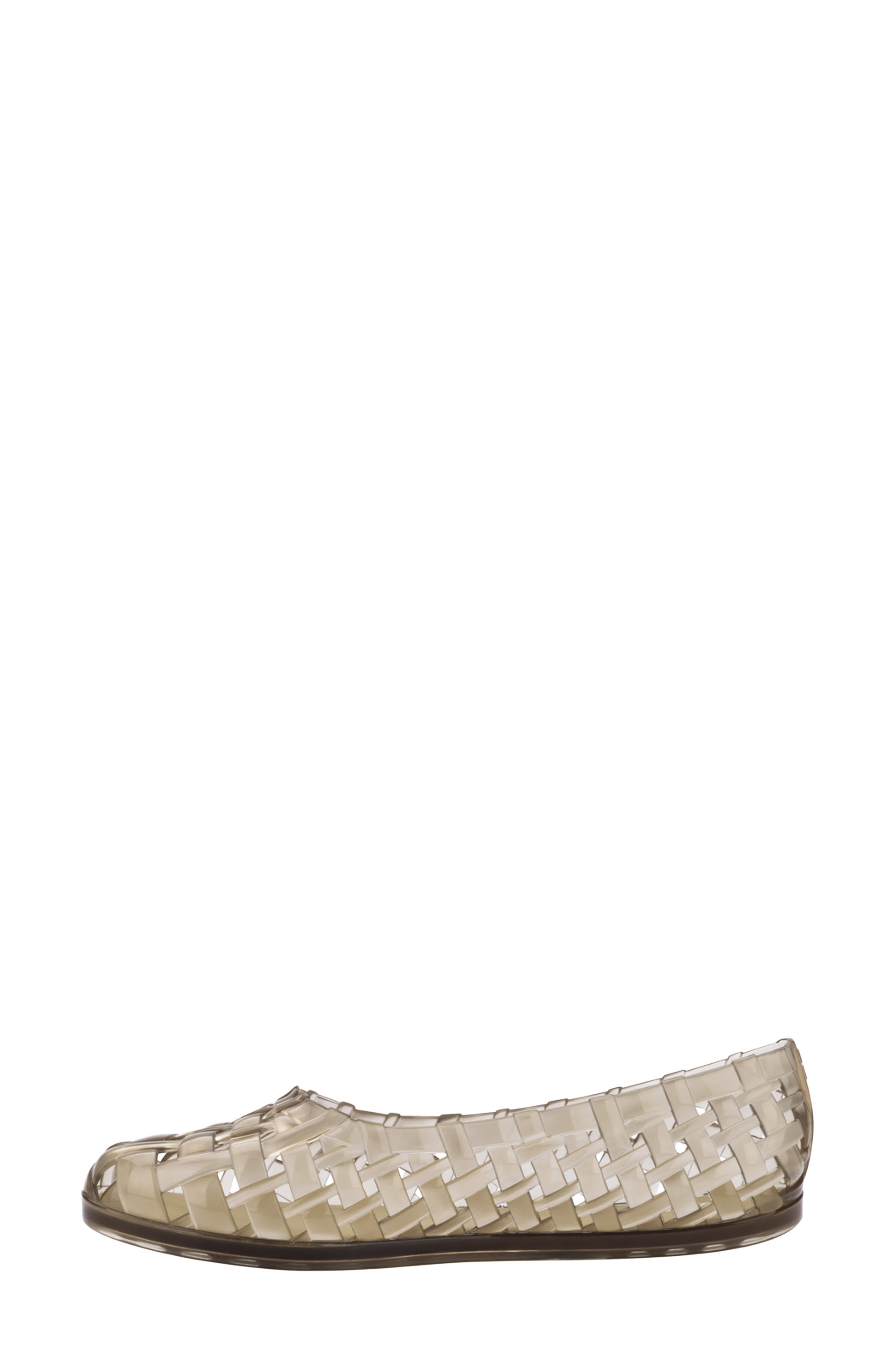 Possession Water Resistant Jelly Ballet Flat, Alternate, color, BEIGE