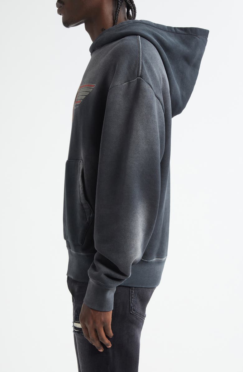 AMIRI Dreamers Graphic Hoodie, Alternate, color, Black