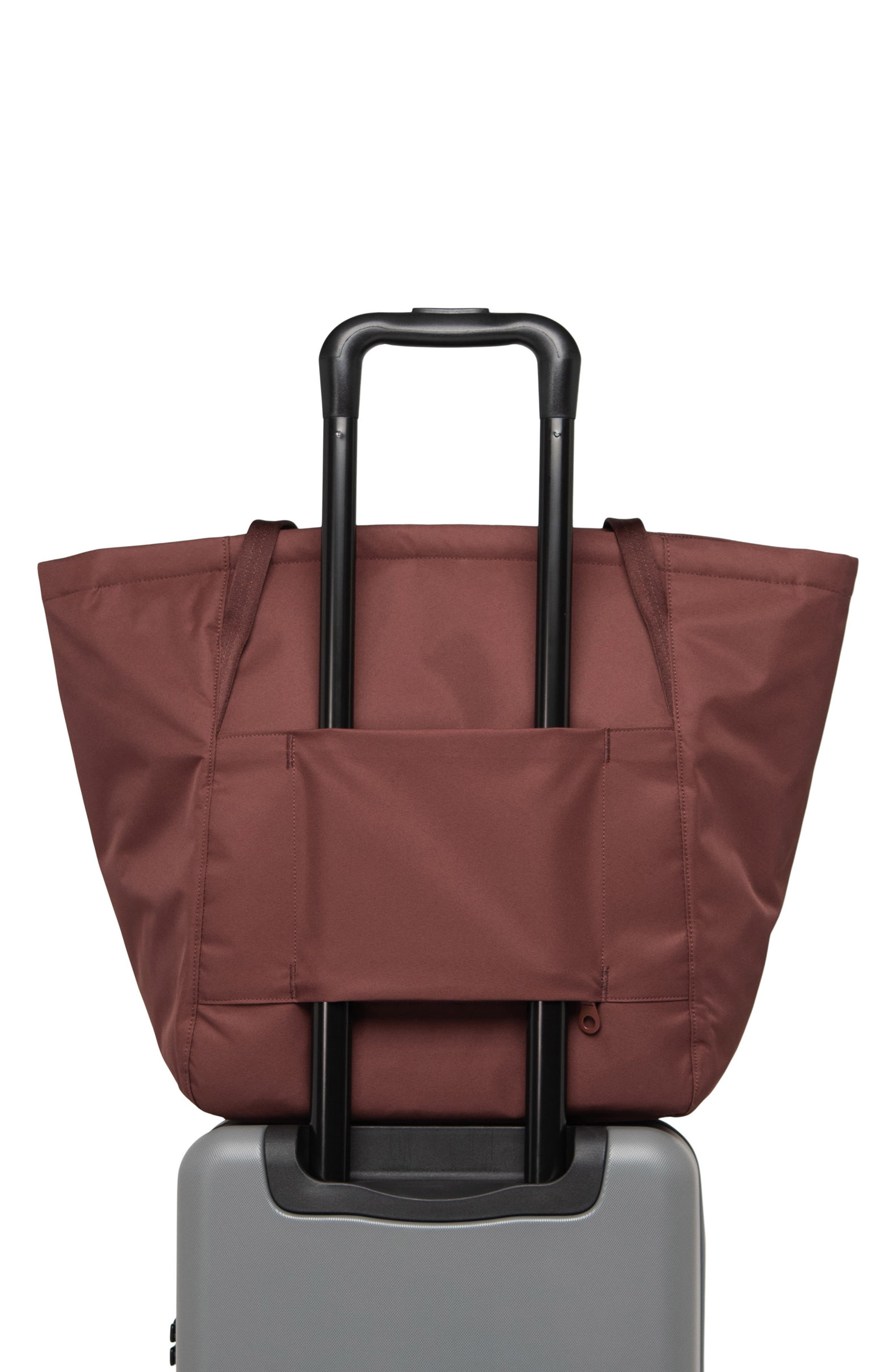 Herschel Supply Co. Foundation Joana Tote, Alternate, color, Bitter Chocolate