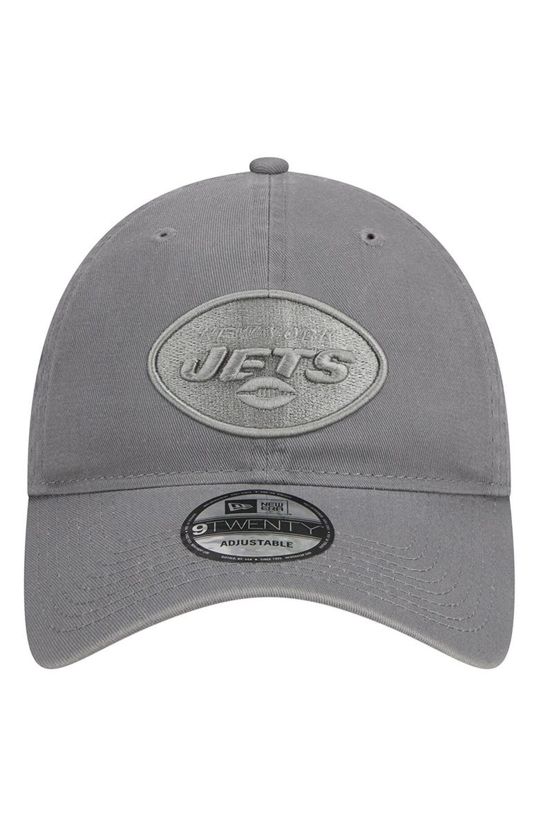 New Era Men's New Era Gray New York Jets Color Pack 9TWENTY Adjustable Hat, Alternate, color, Gray