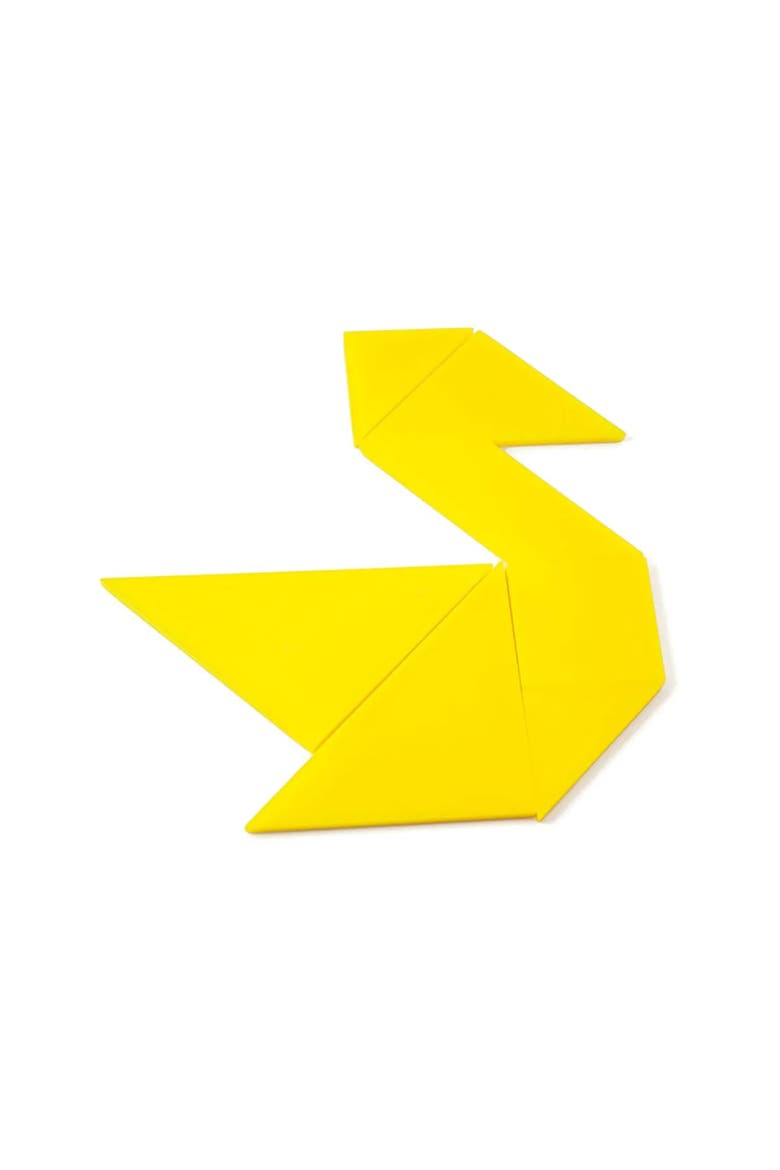 Tangram Puzzle, Alternate, color, Blue-Green Multi