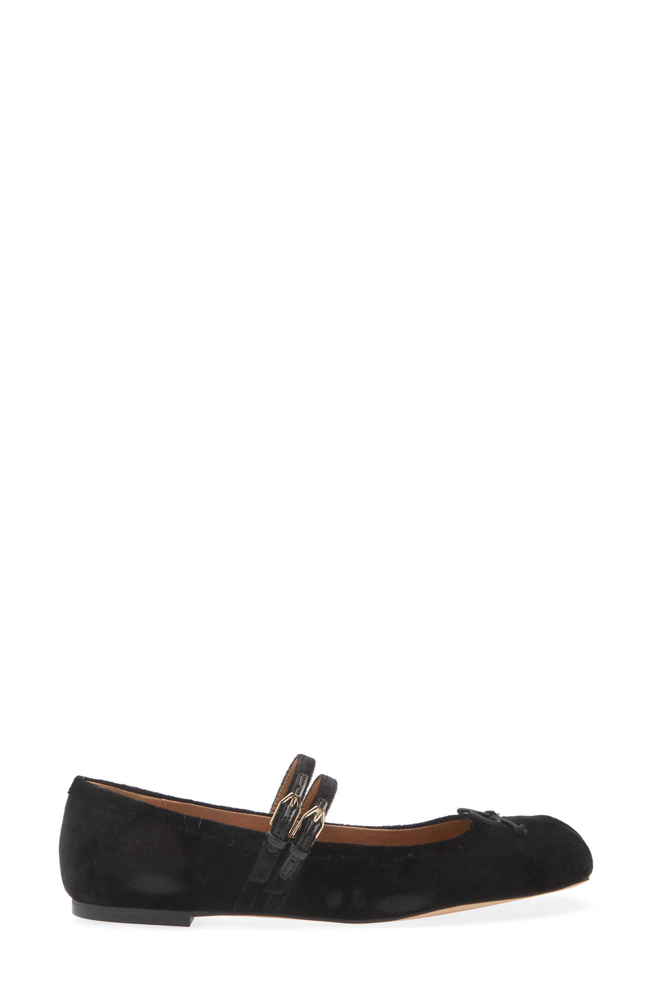 Dolce Vita Gibsen Mary Jane Flat, Alternate, color, Nero Velvet