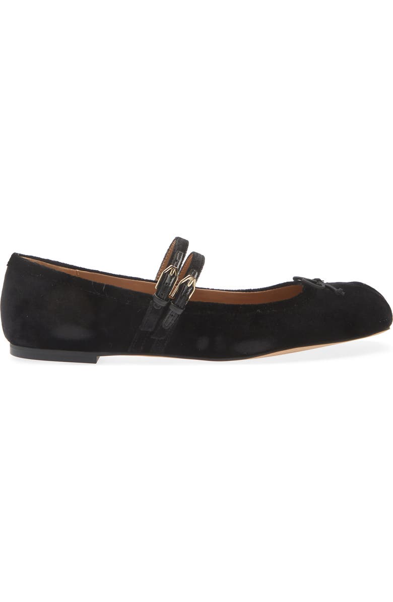 Dolce Vita Gibsen Mary Jane Flat, Alternate, color, Nero Velvet