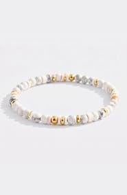 Mint & Lily Stacking Birthstone Beaded Bracelet