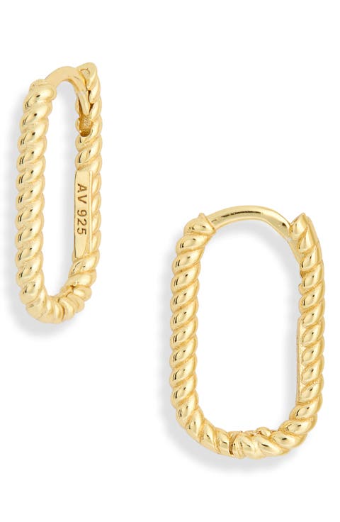 Twisted Hoop Earrings