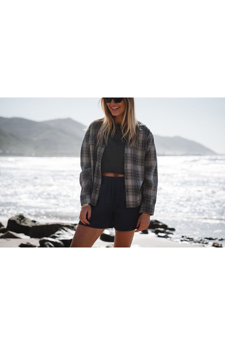 ARIKO Beach Crop Tee, Alternate, color, Sea Grey