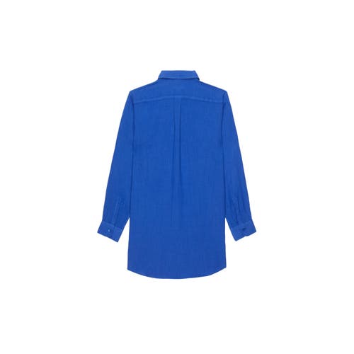 Vilebrequin Solid Shirtdress In Blue