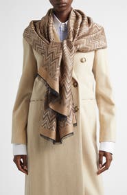 Missoni Zigzag Fringe Scarf