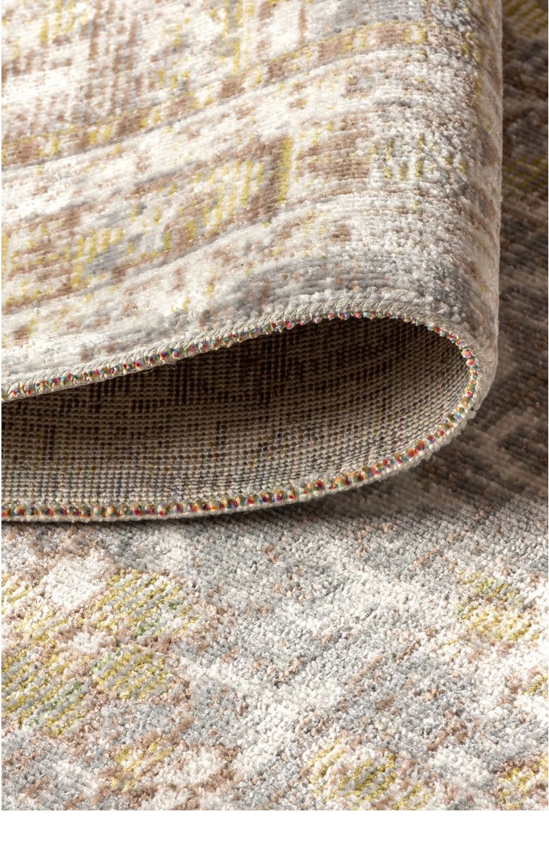 JONATHAN Y Petras Modern Ornate Medallion Area Rug, Alternate, color, Gray/Brown