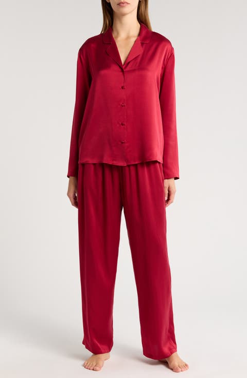 Washable Matte Silk Pajamas