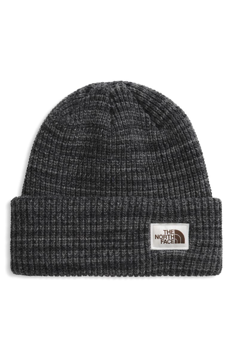 The North Face Salty Bae Knit Beanie, Main, color, Tnf Black/ Tnf Black
