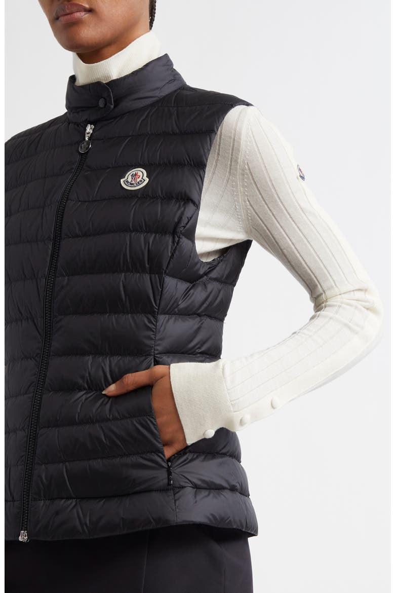 Igens Down Puffer Vest, Alternate, color, BLACK/ BLACK