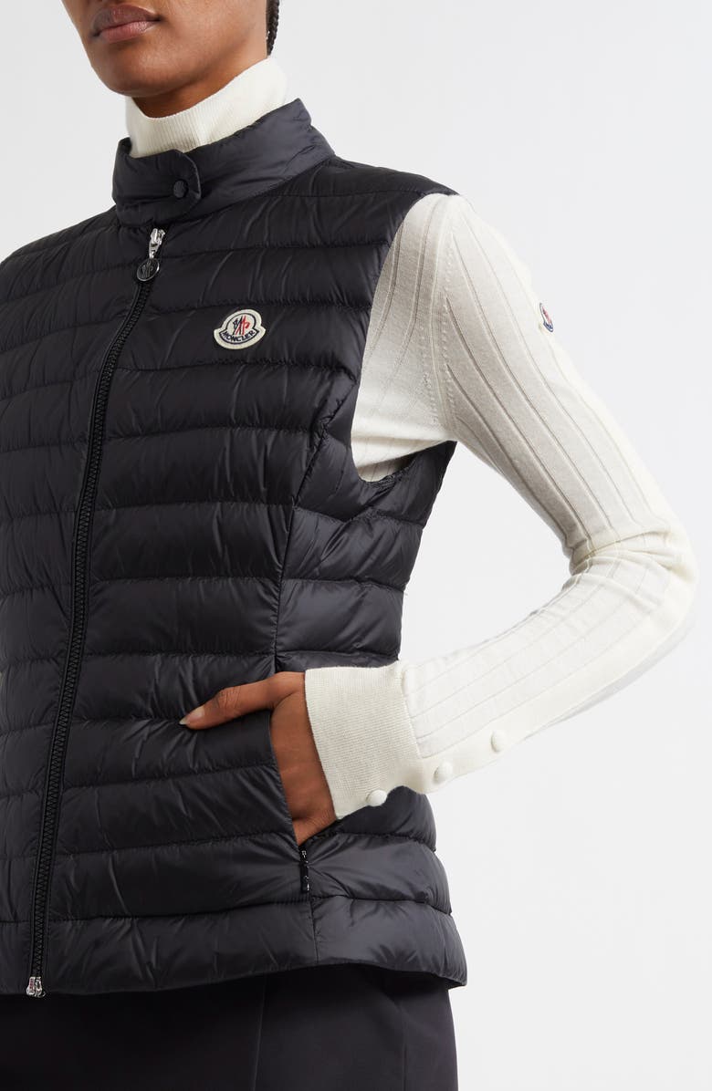 Moncler Igens Down Puffer Vest, Alternate, color, Black