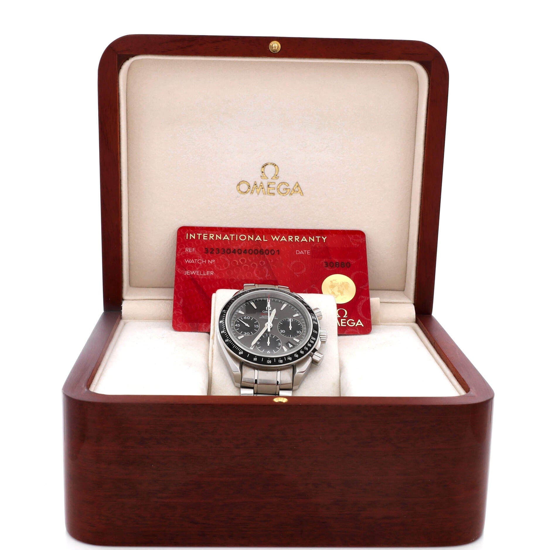 Speedmaster Date/Day-Date Chronograph Automatic Watch Stainless Steel 40, Alternate, color, Metallic Silver