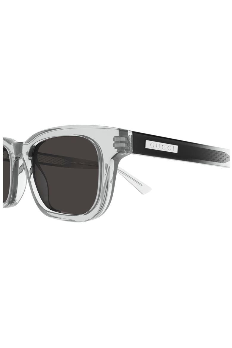 51mm Rectangular Sunglasses, Alternate, color, GREY