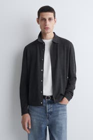 COS Knitted Merino Wool Shirt