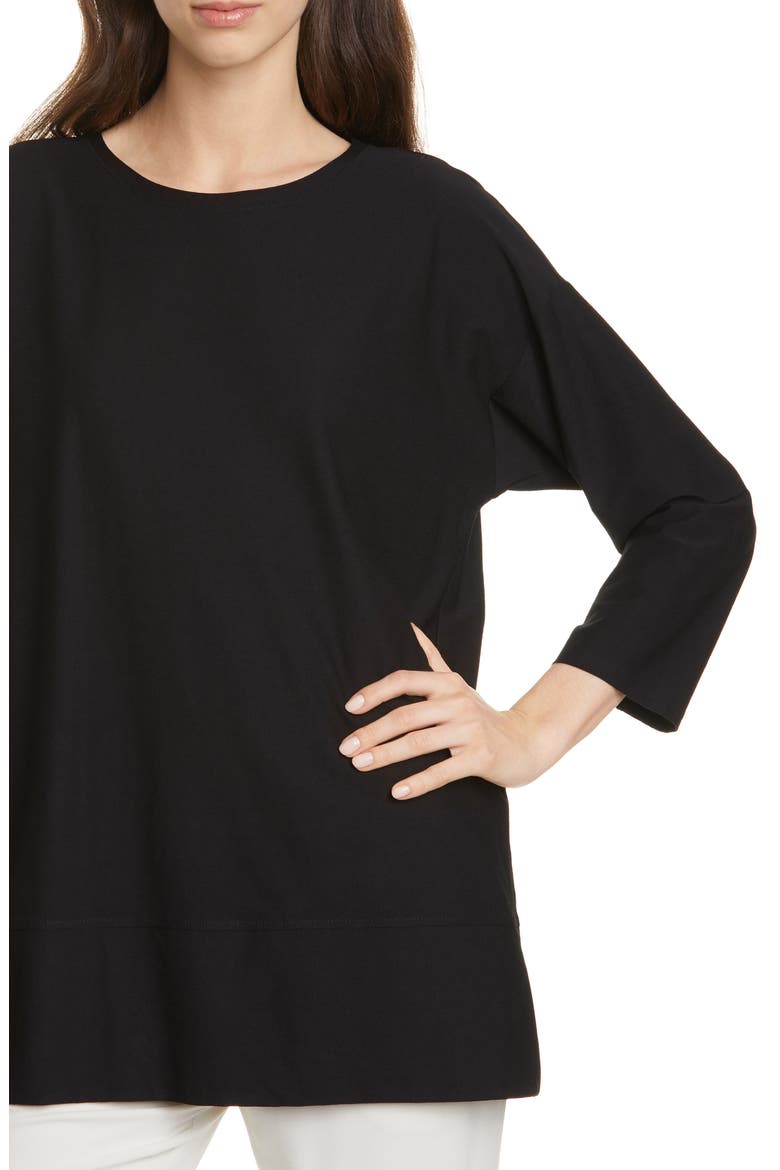 Bracelet Sleeve Tunic, Alternate, color, BLACK