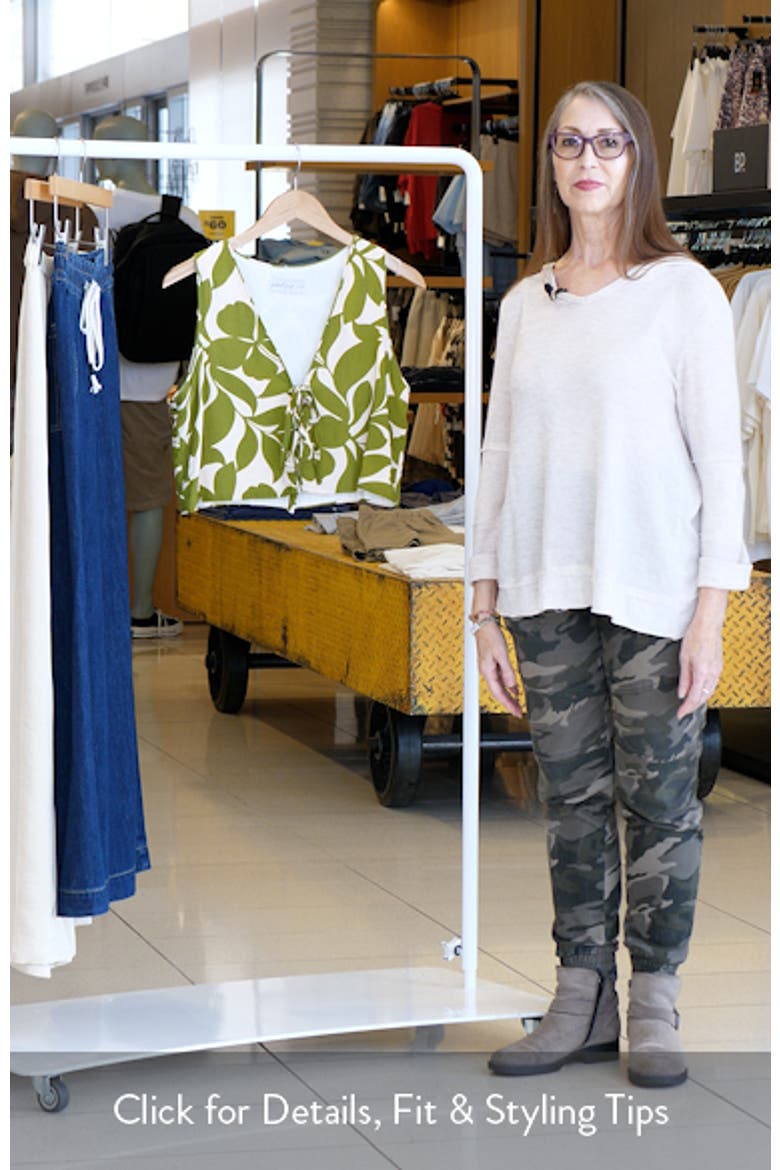 Valia Floral Tie Front Top video