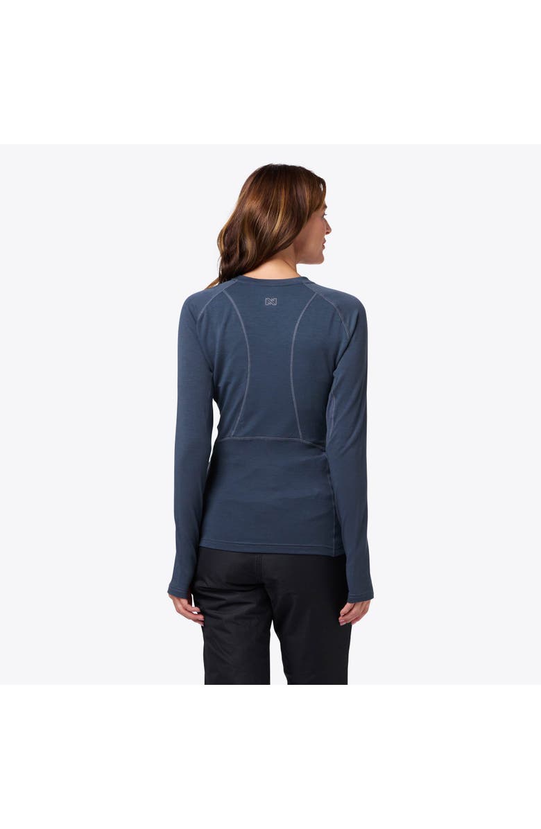 Mobile Warming Baselite Lightweight Heated Base Layer Shirt - Women's, Alternate, color, Arctic Blue