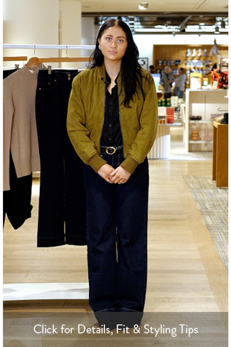 Suede Bomber Jacket video