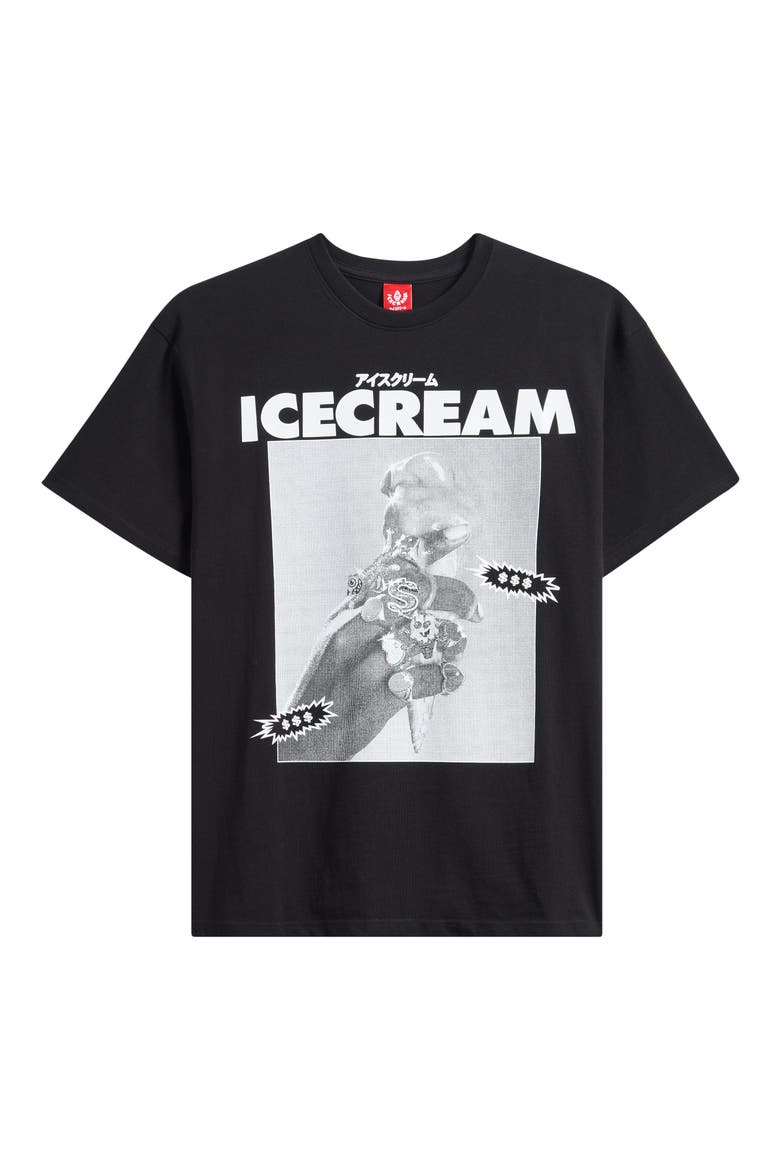 Sip Cotton Graphic T-Shirt, Alternate, color, BLACK