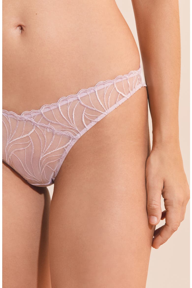 Envolee Tanga Panties, Alternate, color, LILAC