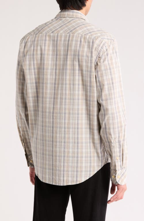 James Campbell Franc Plaid Cotton Button Up Shirt