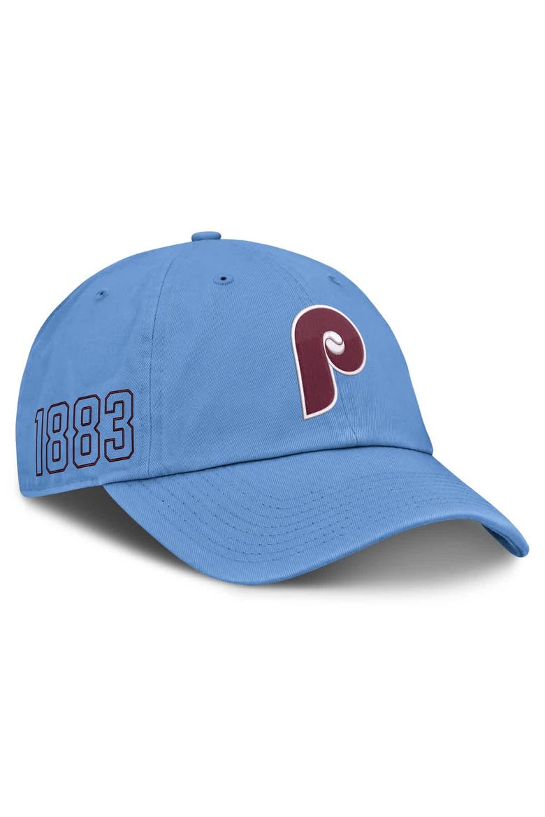 Men's Nike Light Blue Philadelphia Phillies Cooperstown Club Adjustable Hat, Main, color, Light Blue